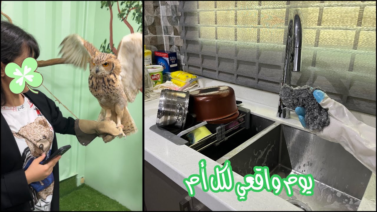 اليوم الحقيقي لأم لثلاث أطفال بدون عاملة 🙂🤯