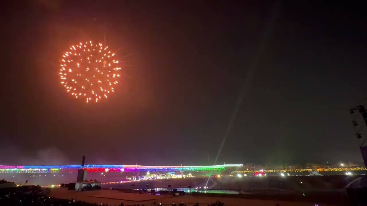 2026 2/20南投市燈會煙火水舞2