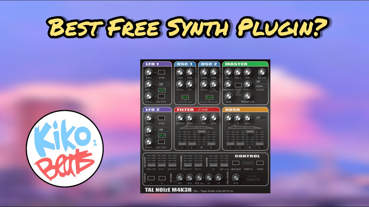 KIKO1 Twitch Clips- TAL NoiseMaker (Best Free Synth Plugin?)