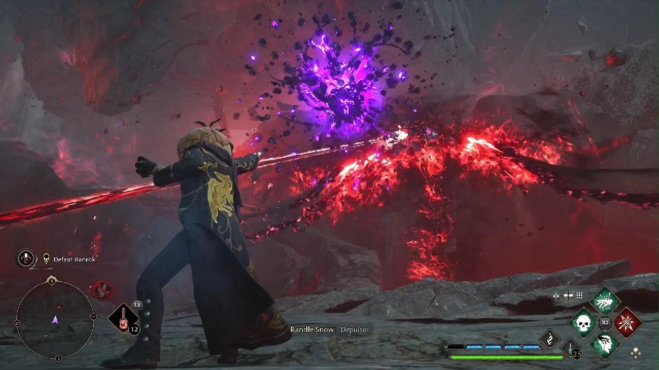Ranrok Dragon Final Boss Fight (Hard Difficulty, No Damage): Hogwarts Legacy Gameplay