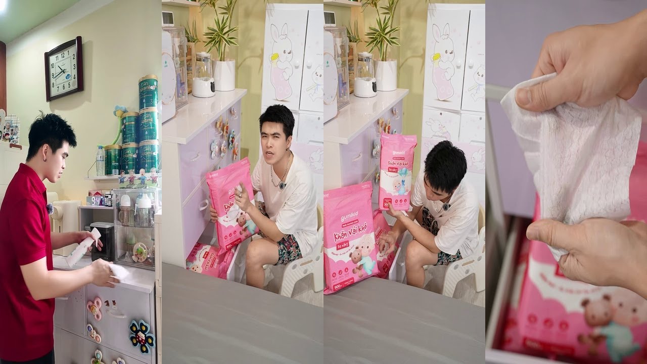 REVIEW KHĂN VẢI KHÔ ĐA NĂNG GUMI SIÊU TIẾT KIỆM VÀ AN TOÀN CHO BÉ