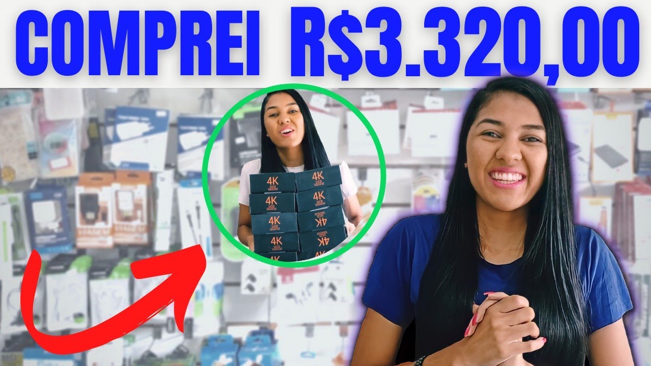 COMPREI R$3.320 MIL EM ELETRÔNICOS PARA A LOJA DE BAIRRO