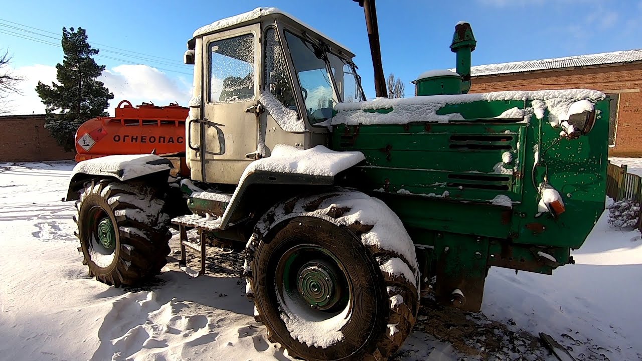 Запускаем Т-150 в первые морозы! Анатольевич вернулся! Дело пошло туго...