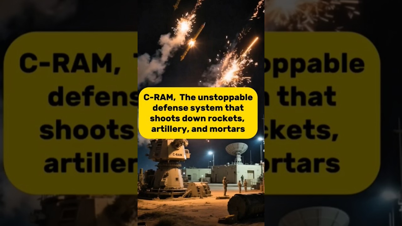C-RAM the unstoppable defense system that shoots down rockets , artillery and mortars