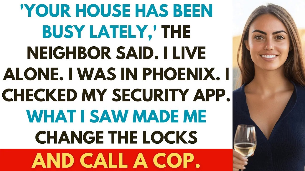 'There Was Screaming Coming From Your House,' The Neighbor Said  I Checked the Cameras and Froze