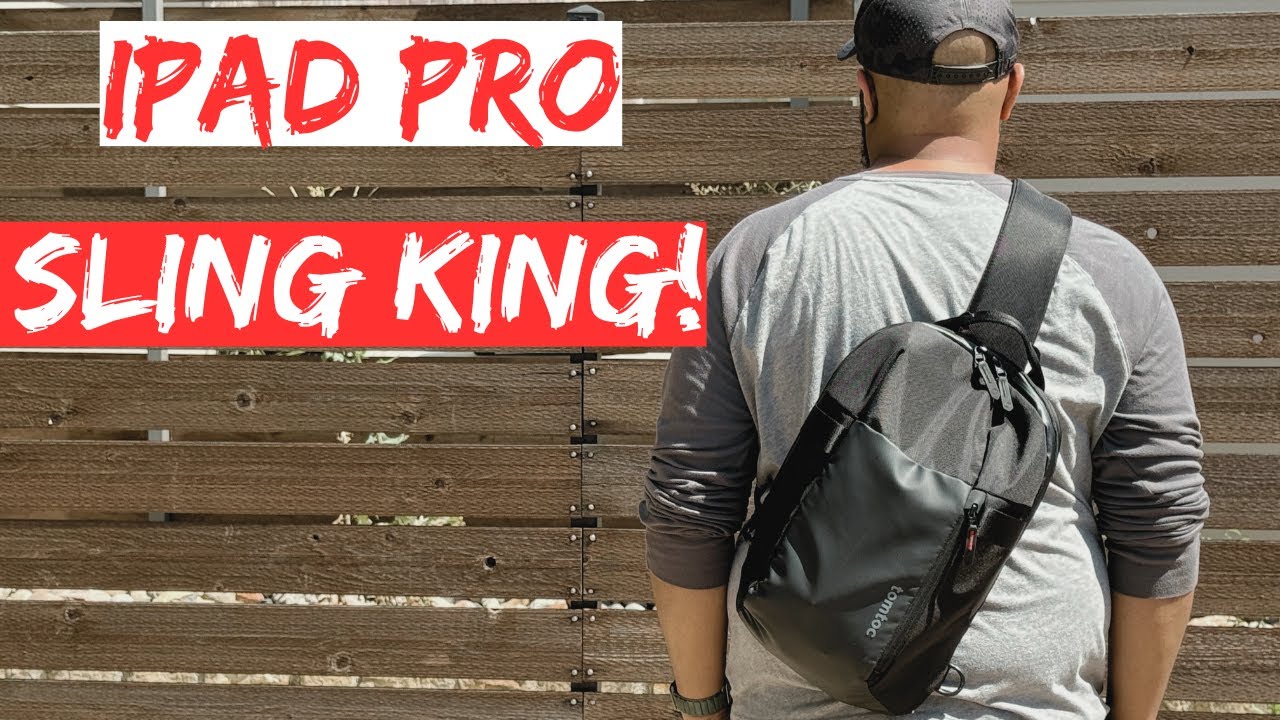 Best iPad Pro Sling: Tomtoc T24 Review (Tomtoc Series Vol. 4)
