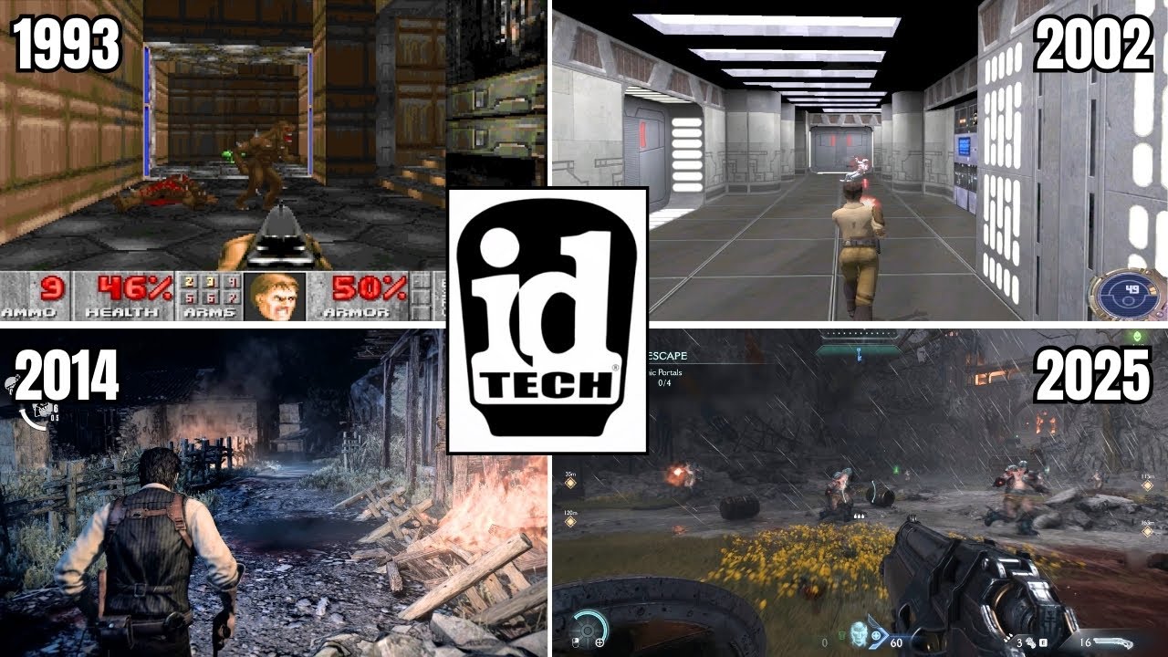 Эволюция игр на движке id Tech (1993-2025)