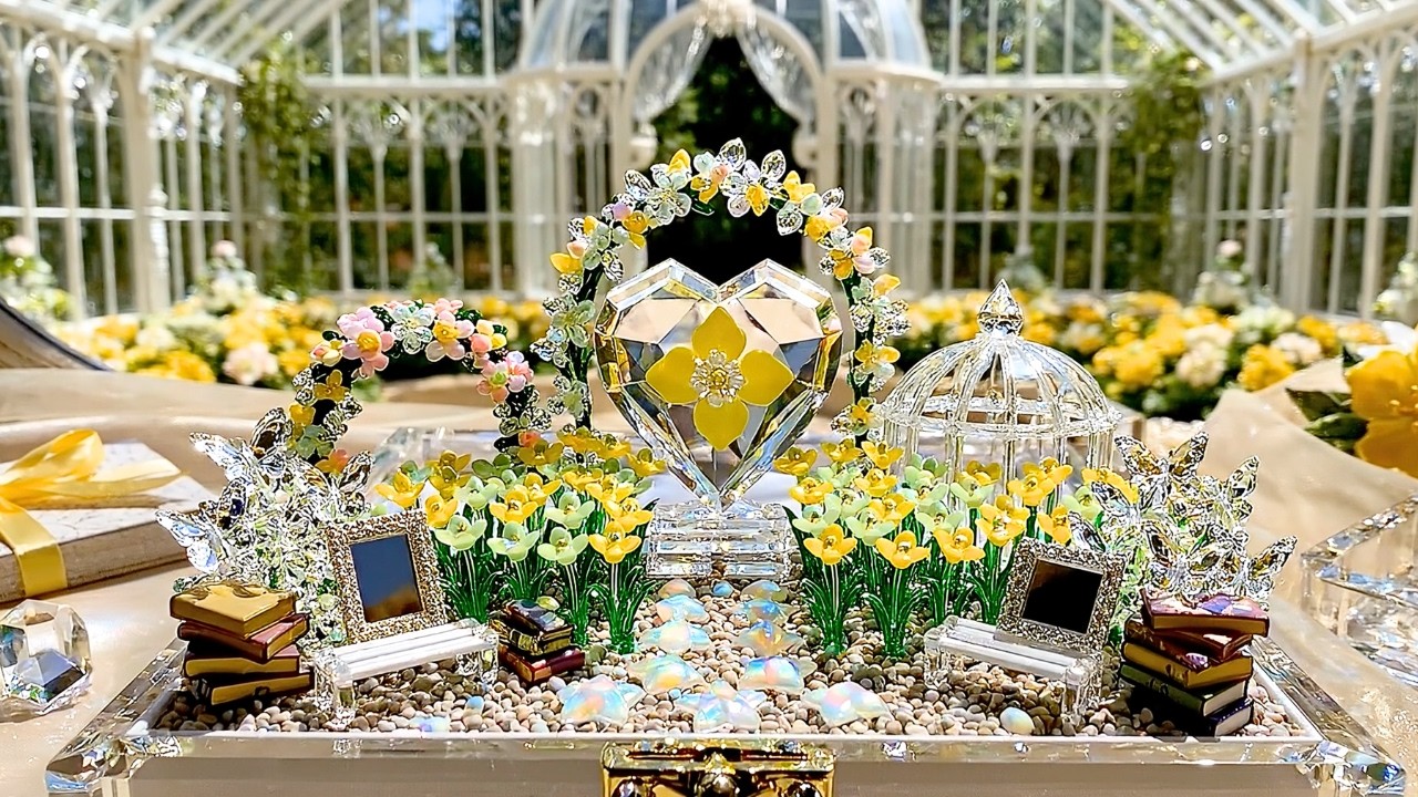 【AI ASMR】誕生月の魔法の杖とガラスの花園💠あなたの誕生月は？💐｜Magic Wands and Glass Flower Gardens
