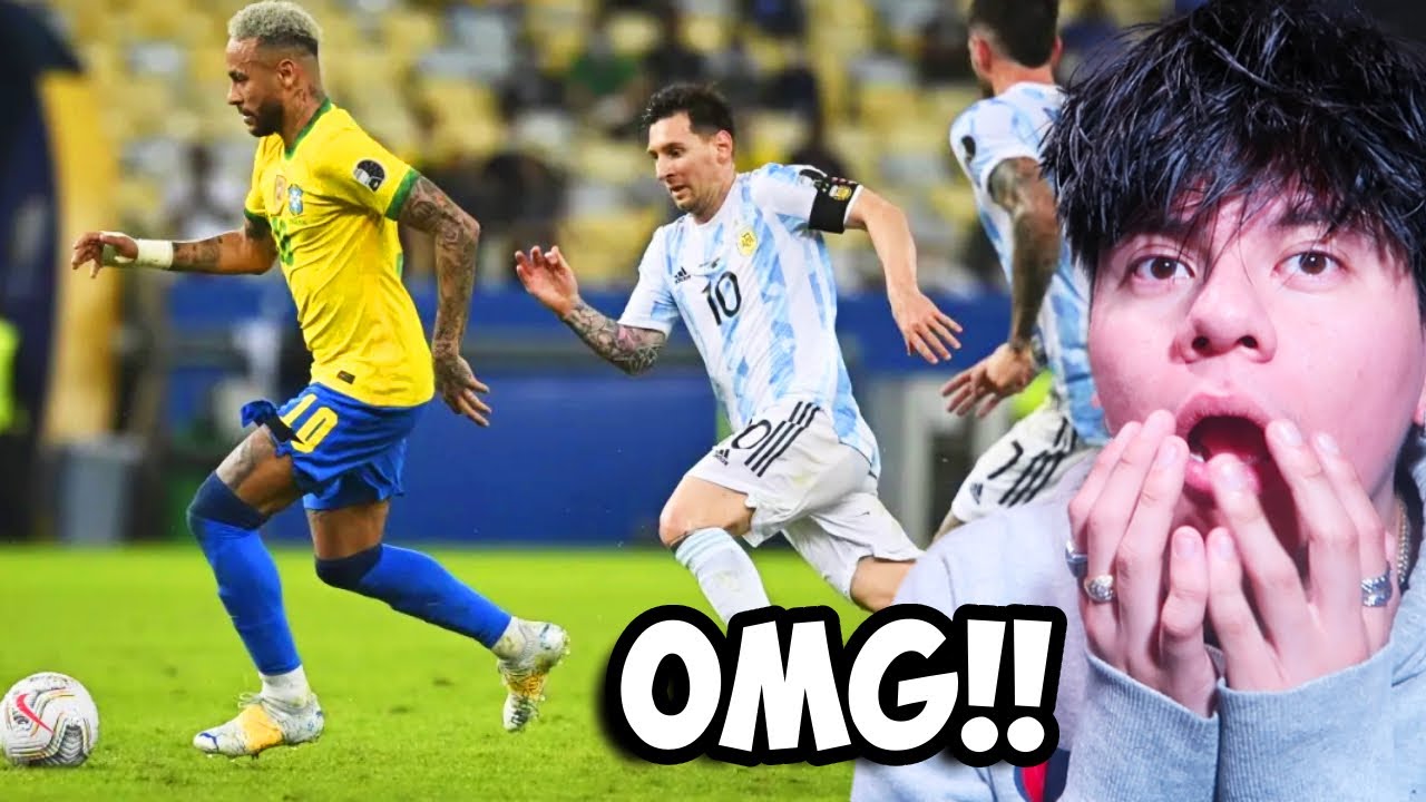 MESSI FAN REACTS TO Neymar DESTROYING Argentina Copa America Final 2021 OUTPERFORMED MESSI??