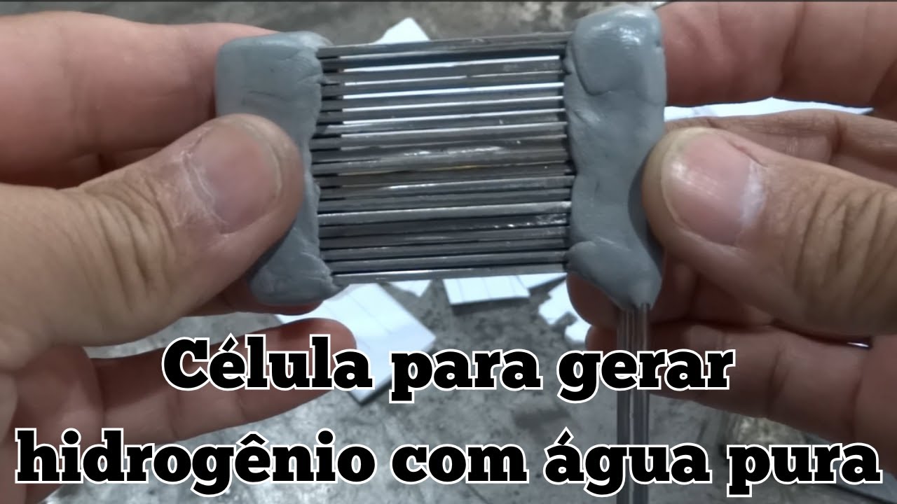 Célula para geração de hidrogênio com 
