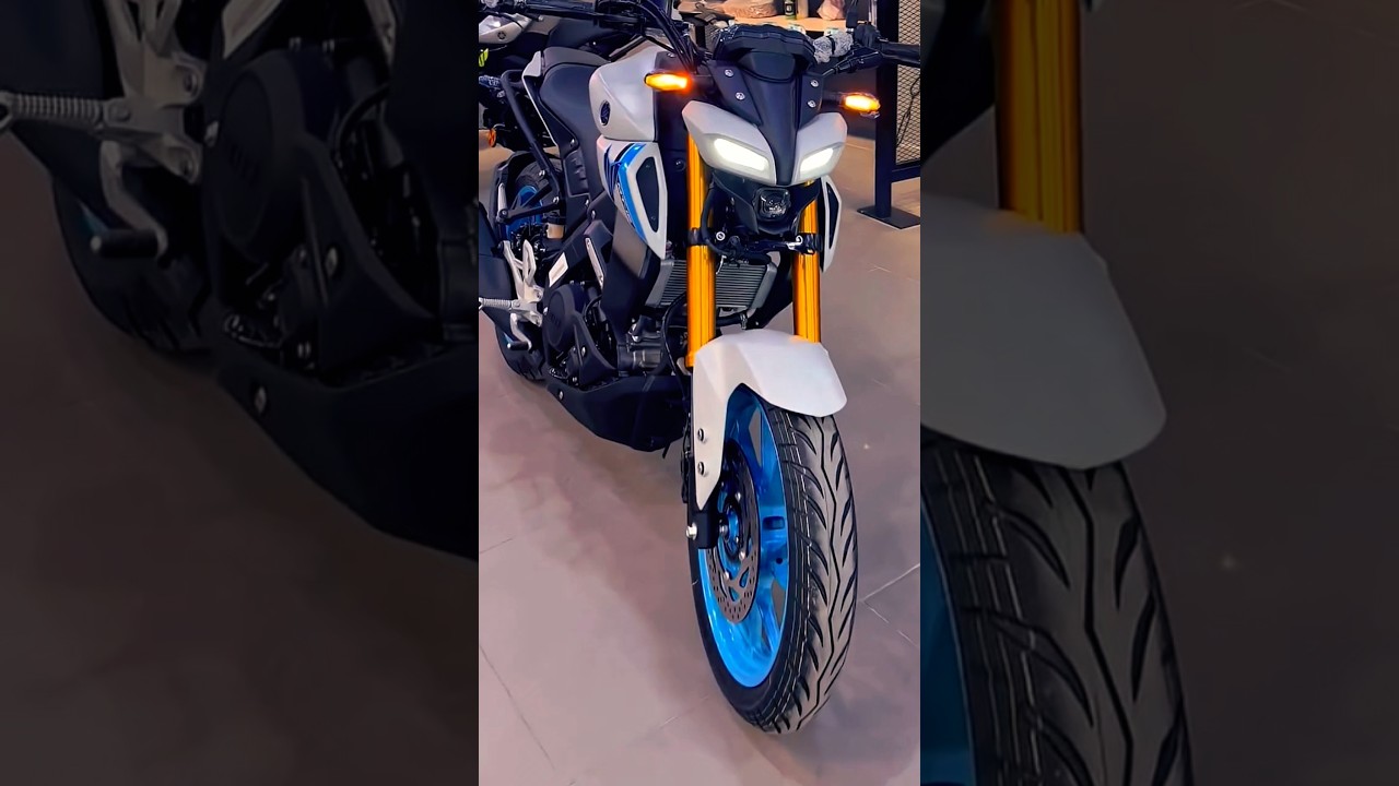 2025 New Yamaha mt 15 v2 new colours ice storm colour #2025newyamahamt15v2  #yamahamt15v2 #2025 #bs7