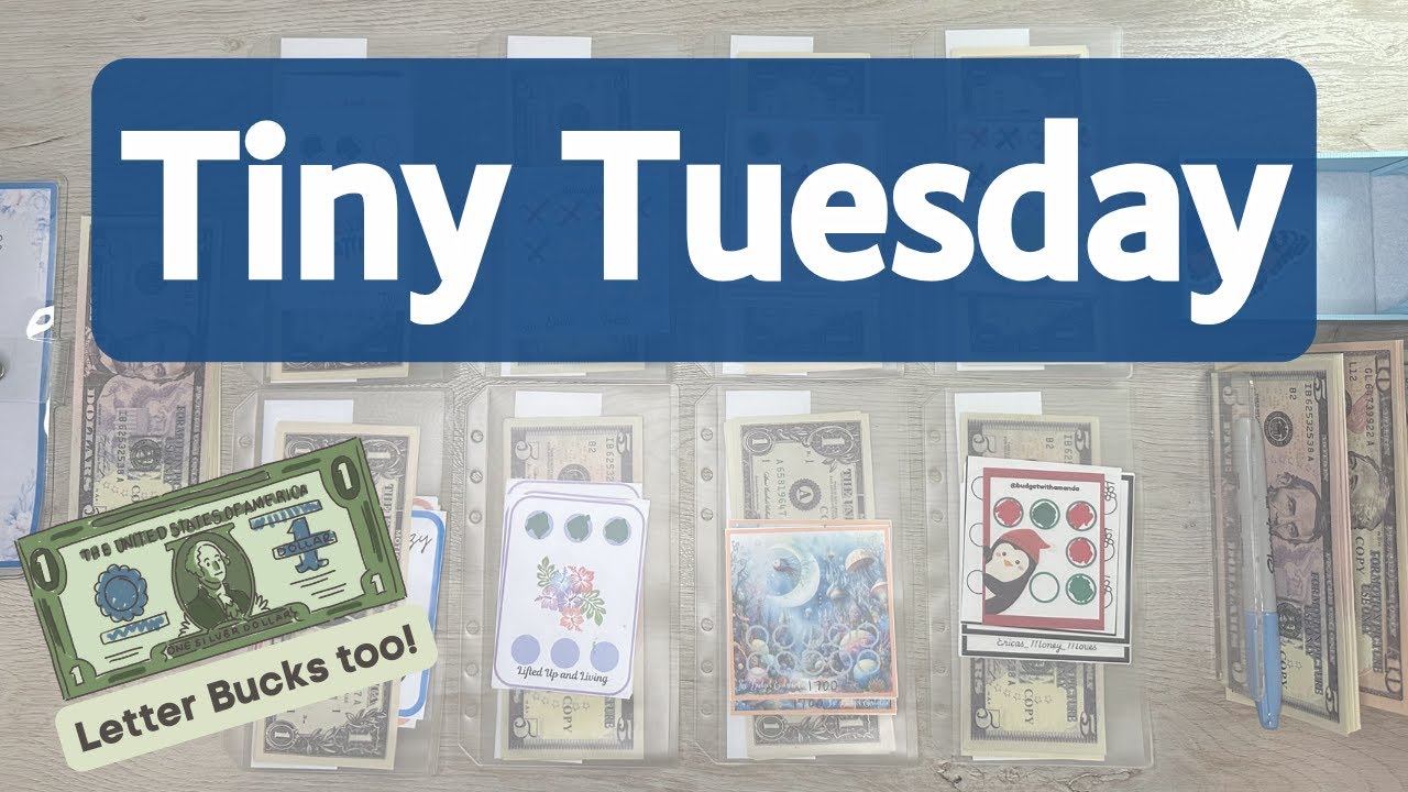 TINY TUESDAY + Letter Bucks + 🏈 HUGE Football Savings Challenge UPDATE! | January Week 2