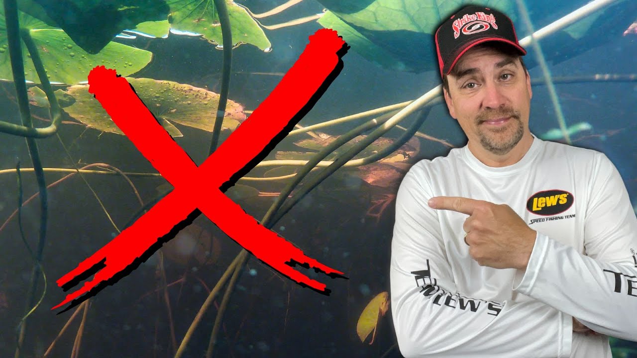 Stop Fishing Lily Pads Like This - Underwater Proof