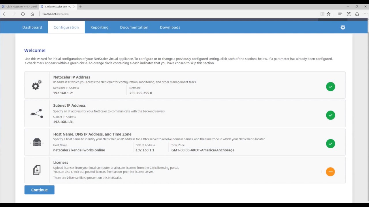Netscaler VPX 