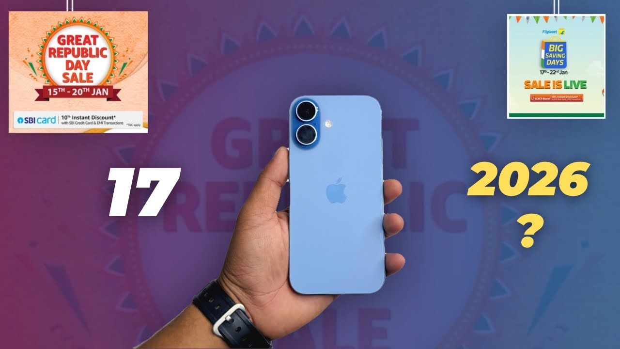 iPhone 17 Price Drop 🔥 Flipkart Republic Day Sale 2026 | Best Deal & Offers