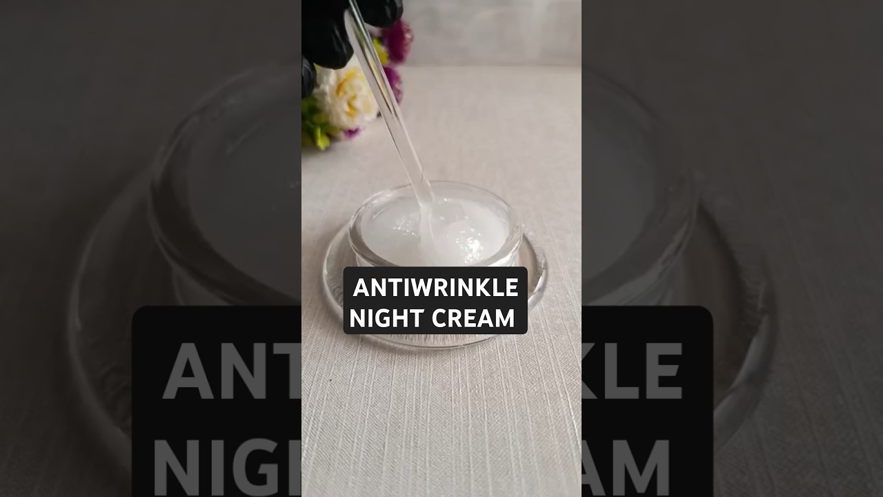 How to make antiwrinkle face cream at home. #antiaging #antiwrinkle #facecream