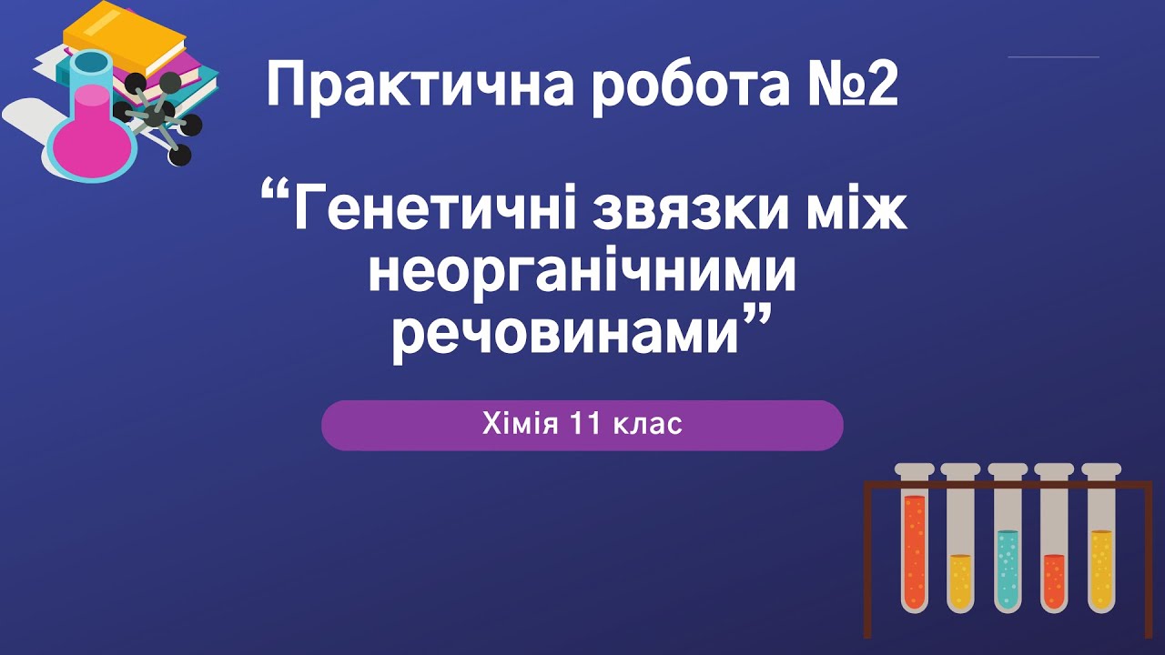 Хімія 11 клас. Практична робота №2 
