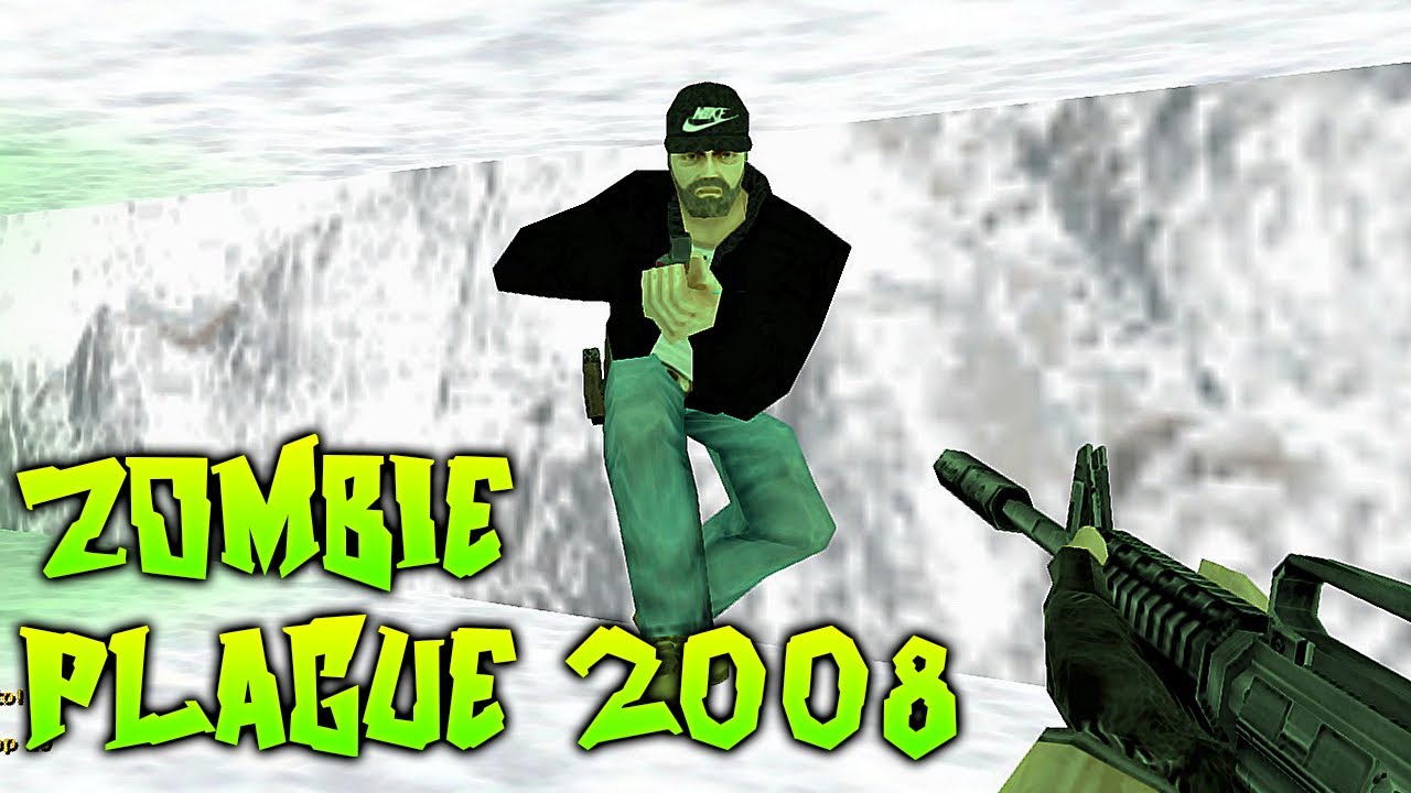 Jugando un ZOMBIE PLAGUE del 2008 en COUNTER-STRIKE 1.6 !!