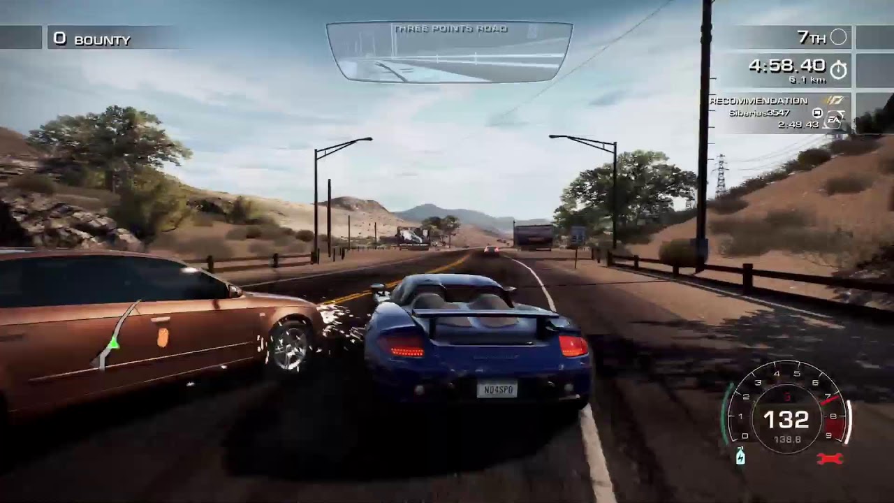 Super car race on PS5