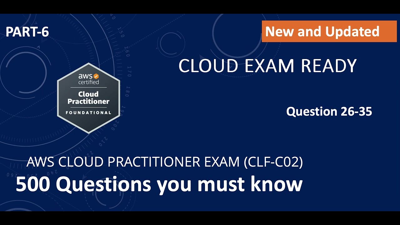 Pass AWS Cloud practitioner with exam question. 🔥 500 Questions Part-6  #awscertification #aws