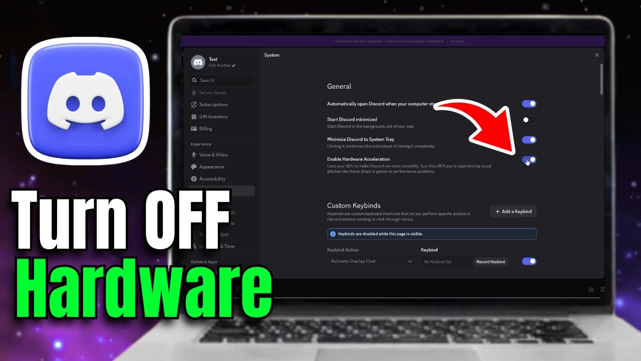 Как отключить аппаратное ускорение в Discord