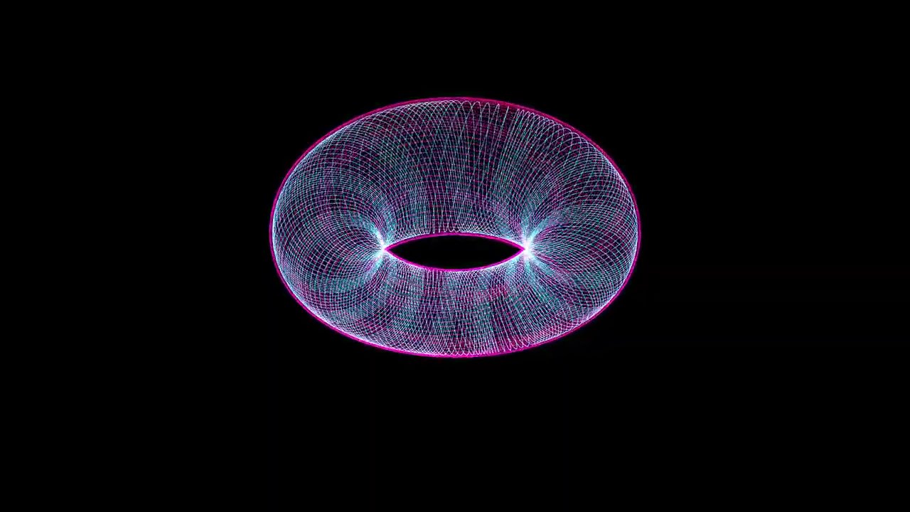 Neon Donut Rotate