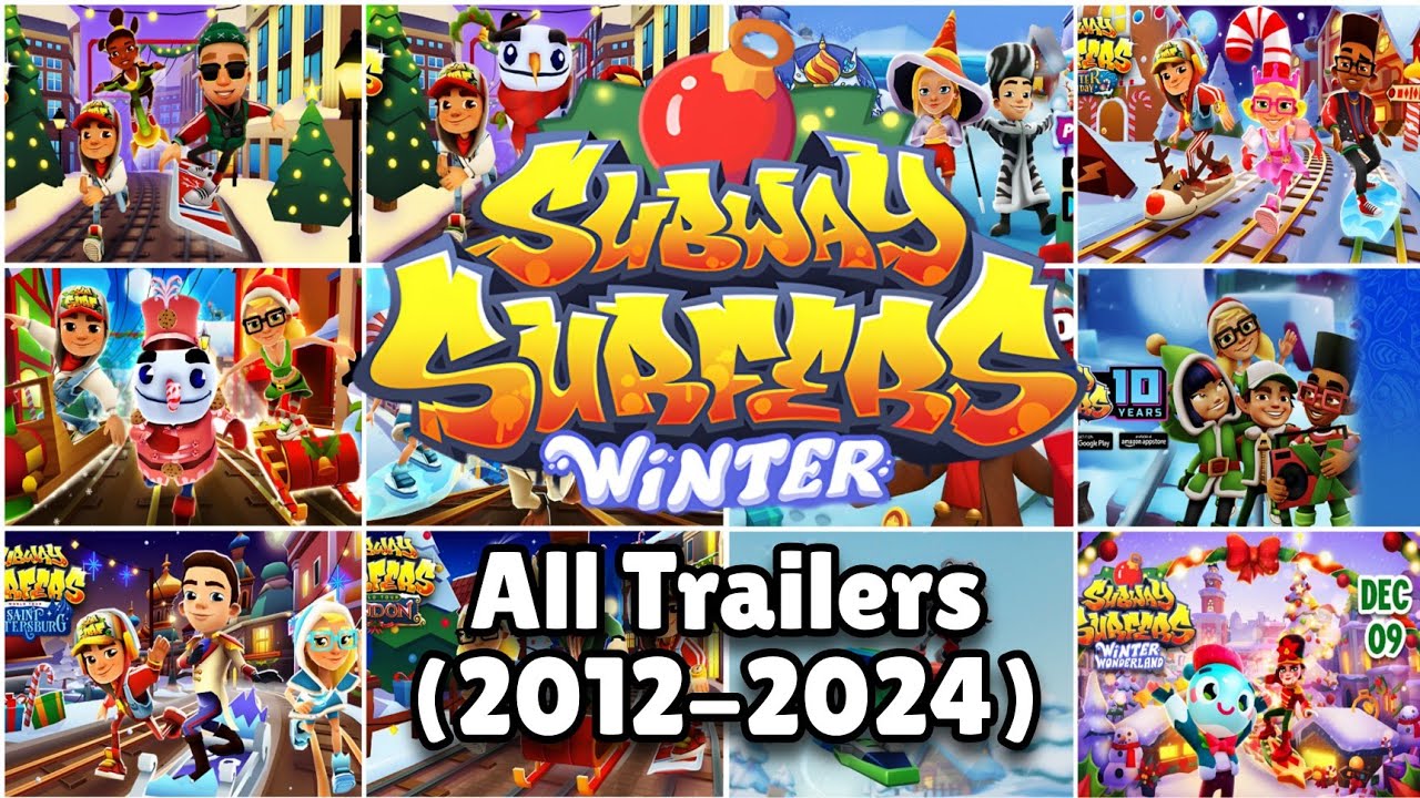 Subway Surfers All Trailers Christmas (2012-2024)