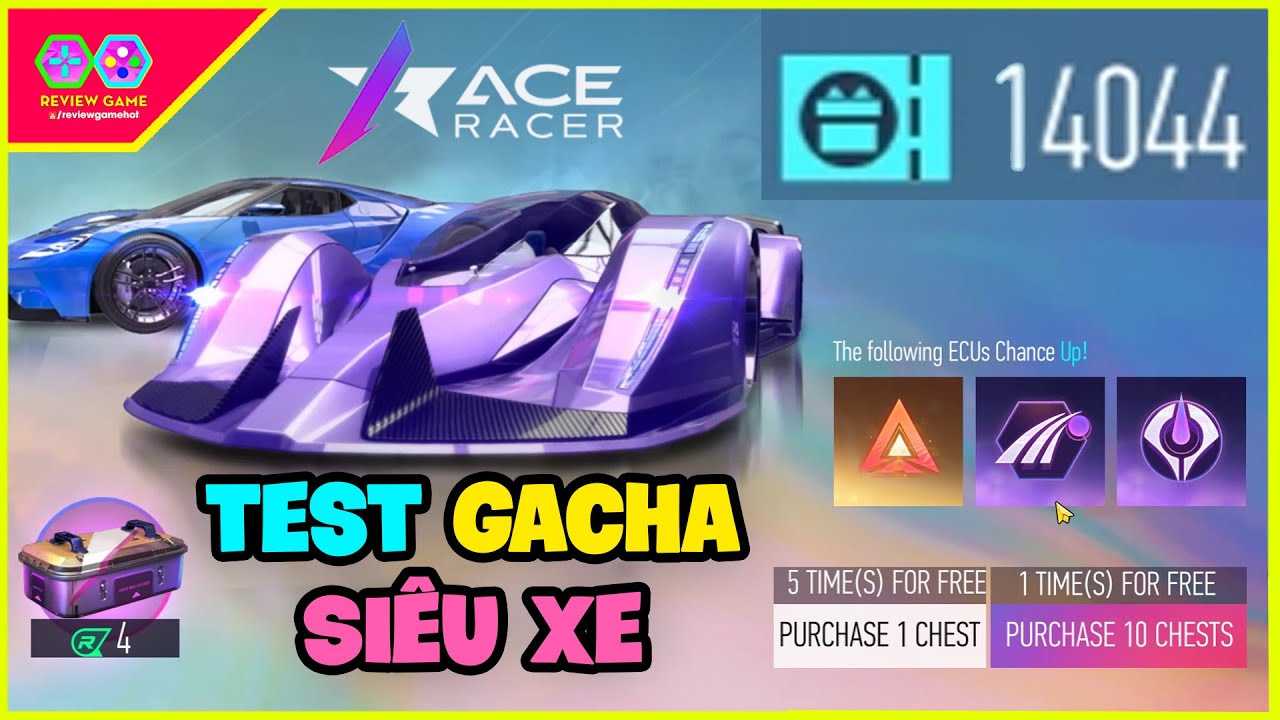 ACE Racer - Xả 10.000 Gift Card Test Gacha Siêu Xe & Cái Kết Cực Bất Ngờ, Game Quá Ngon Cho Nông Dân
