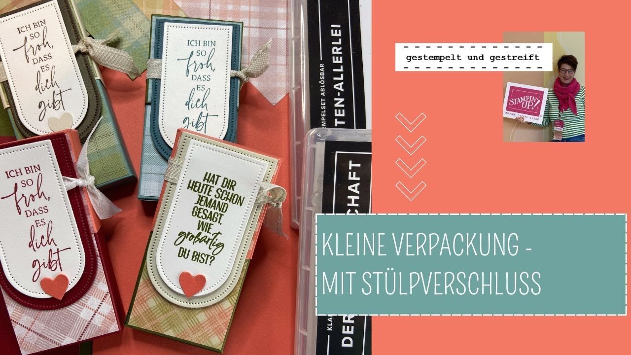 Neue Produkte von Stampin´Up! | Kleine Verpackung mit Stülpverschluss | Zeitlos kariert
