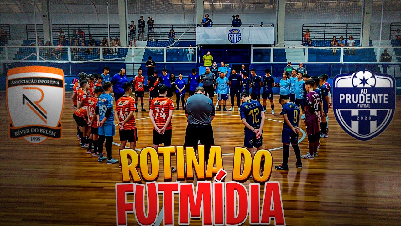 UM DIA DE TRABALHO DA FUT MÍDIA - RIVER DO BELÉM x PRUDENTE - SUB 16