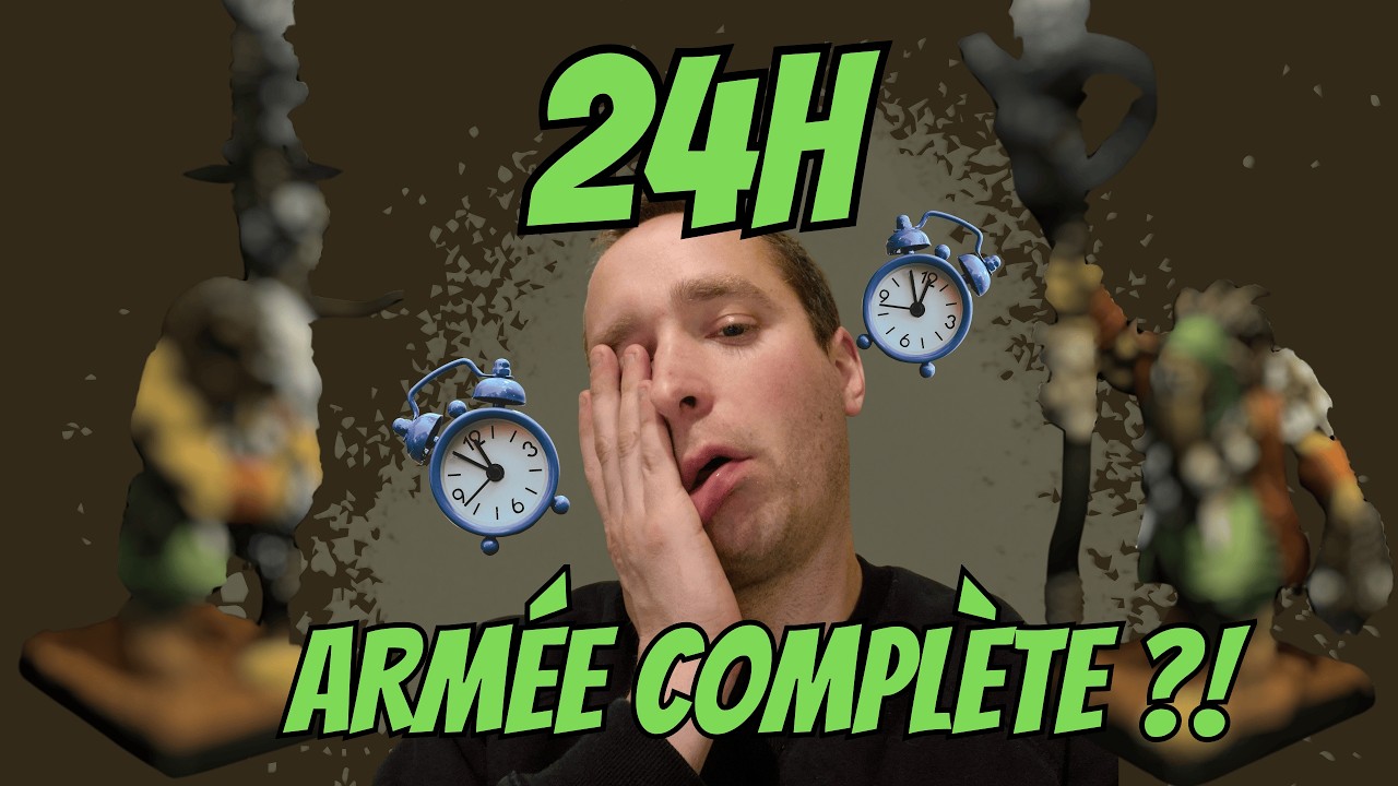 24h pour Peindre une Arm&eacute;e Comp&eacute;titive&hellip; J&rsquo;ai tent&eacute; l&rsquo;IMPOSSIBLE