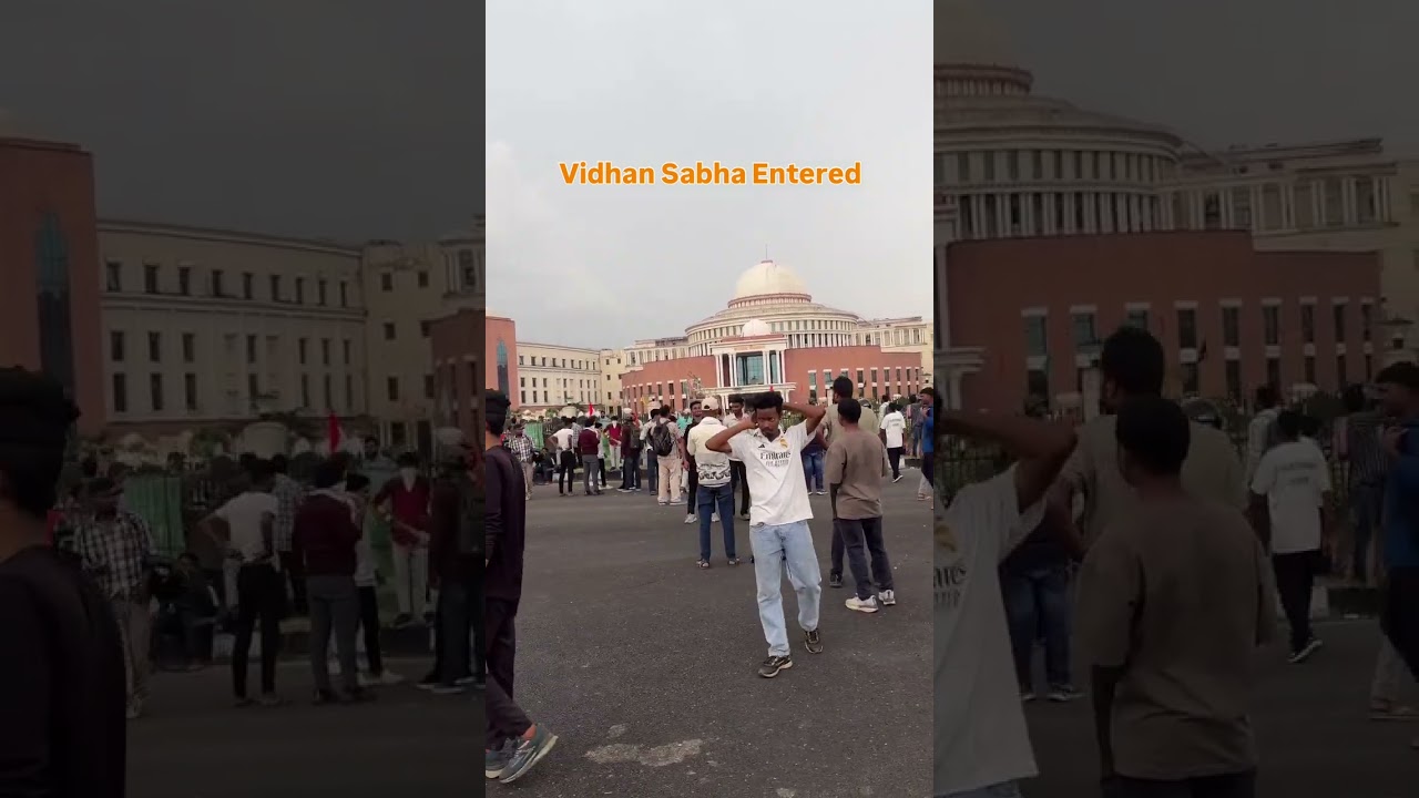 Jharkhand Vidhansabha #protest #ladenge_jitenge #student #jssc #jpsc #student #jssc_cgl #unity
