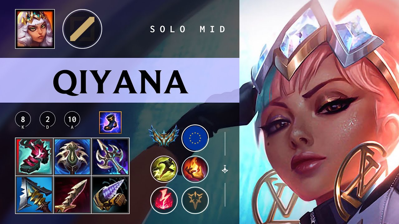 Qiyana Mid vs Yasuo - EUW Challenger Patch 26.03