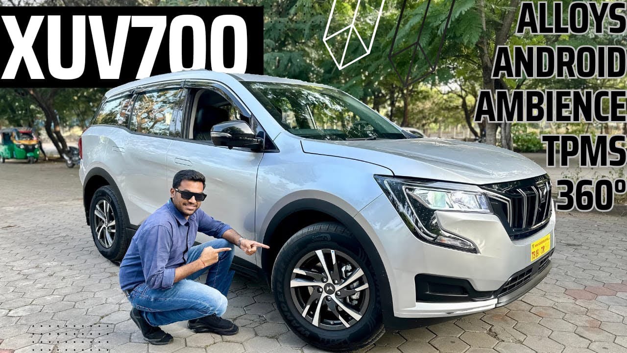 MAHINDRA XUV700 MX BEST ACCESSORIES WITH ALLOYS, RAZR ANDROID, 360 CAMERA, AMBIENT LIGHT & MANY MORE