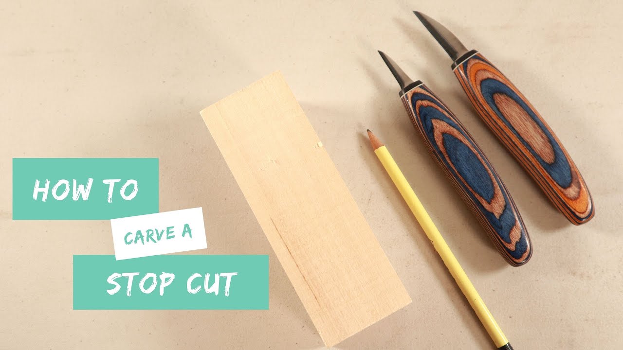 How To Carve A Stop Cut | Woodcarving Fundamentals