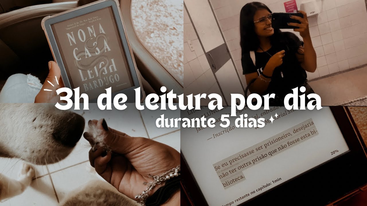 desafio | lendo 3h por dia durante (quase) uma semana e dois livros concluídos 🤎🍂