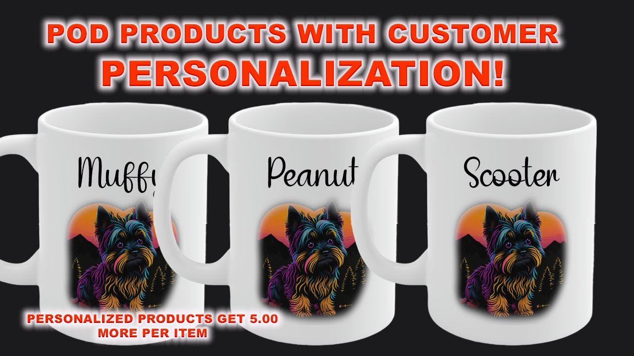 HOW TO SELL PERSONALIZED PRINT ON DEMAND PRODUCTS with ETSY and Printify