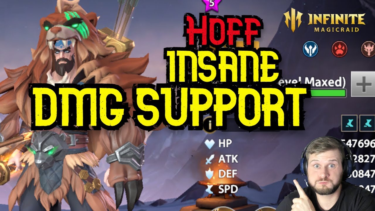 Infinite Magicraid Hoff Showcase Makes Teams Insane Ultimate Support With Damage!