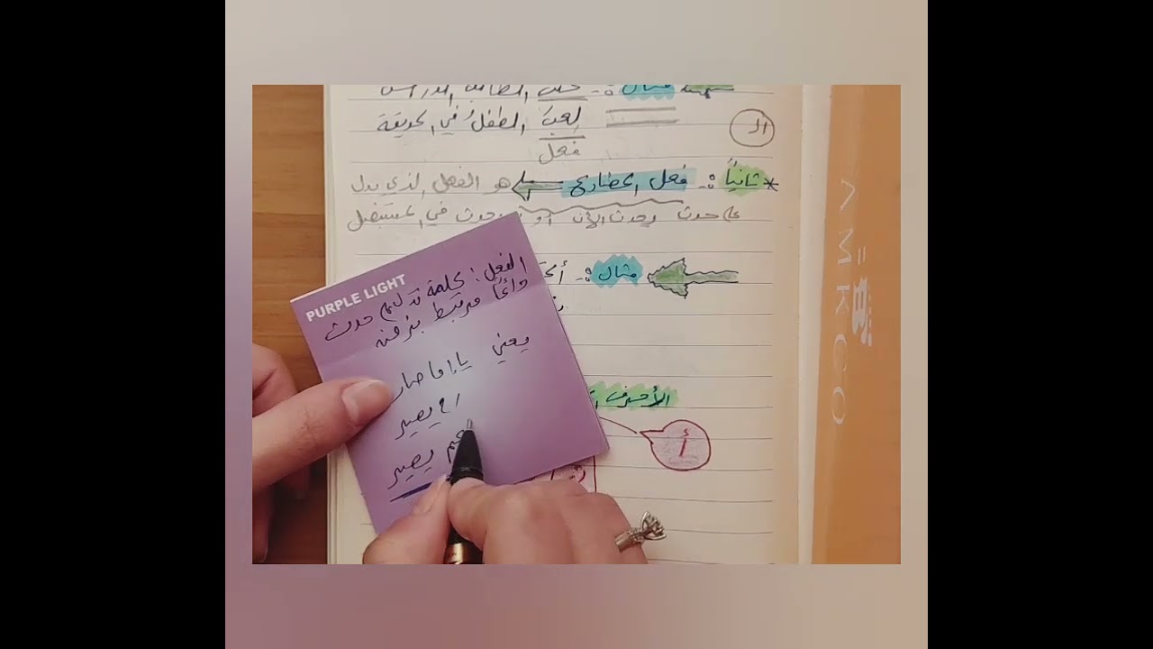 أنواع الأفعال بسهولة! ⏩ الماضي – المضارع – الأمر