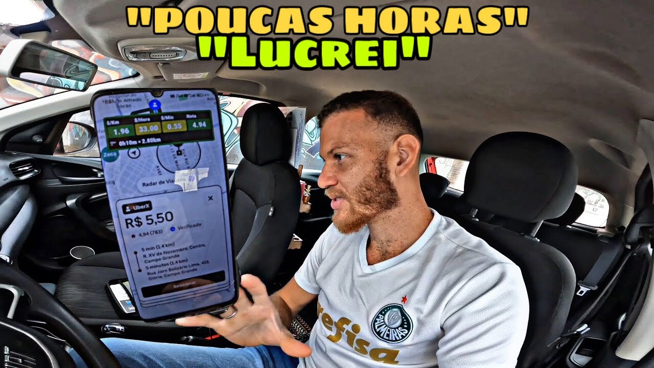 Trabalhei Poucas Horas na Uber e Mesmo Assim Lucrei