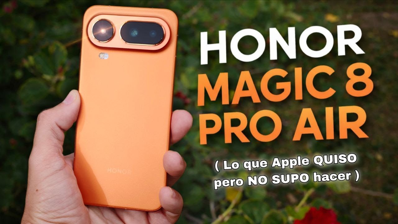 El HONOR MAGIC 8 PRO AIR es el teléfono que APPLE QUISO pero NO PUDO HACER! 6MM Y 155GRAMOS!🤯😍💥