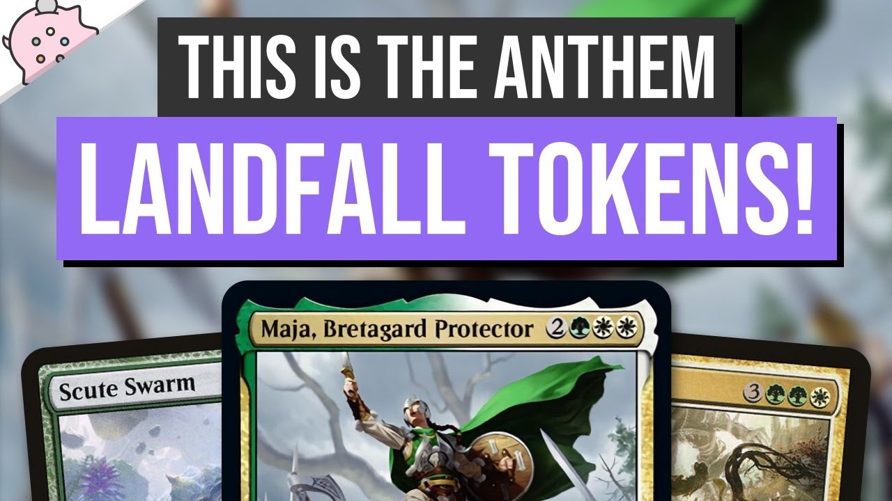 This is the Anthem...with Landfall Tokens! | Maja Bretagard Protector | Kaldheim Spoiler | EDH | MTG