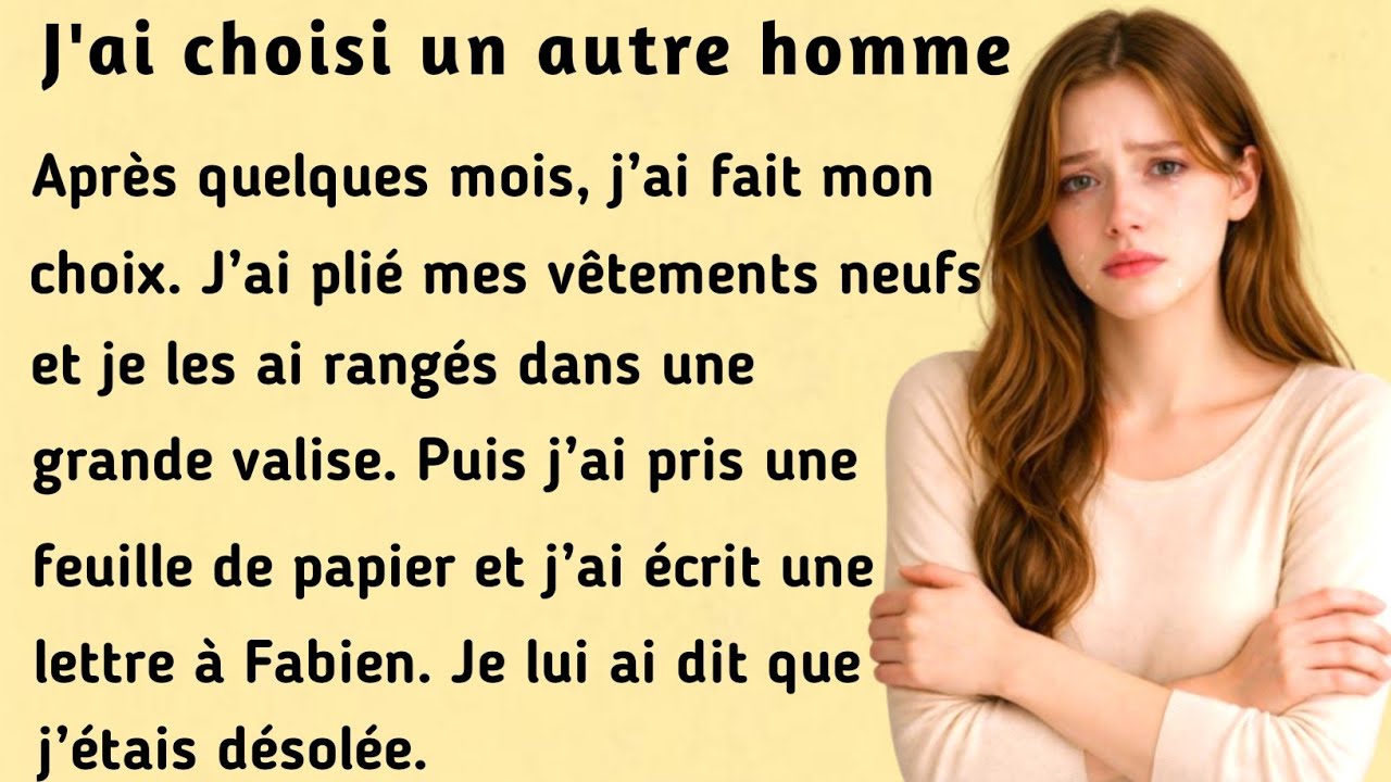 I Chose Another Man । Improve your French Listening । Learn French with this simple story ( A1-A2 )