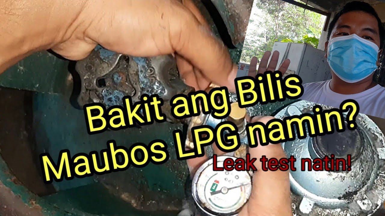 LPG tank and regulator leak testing tutorial