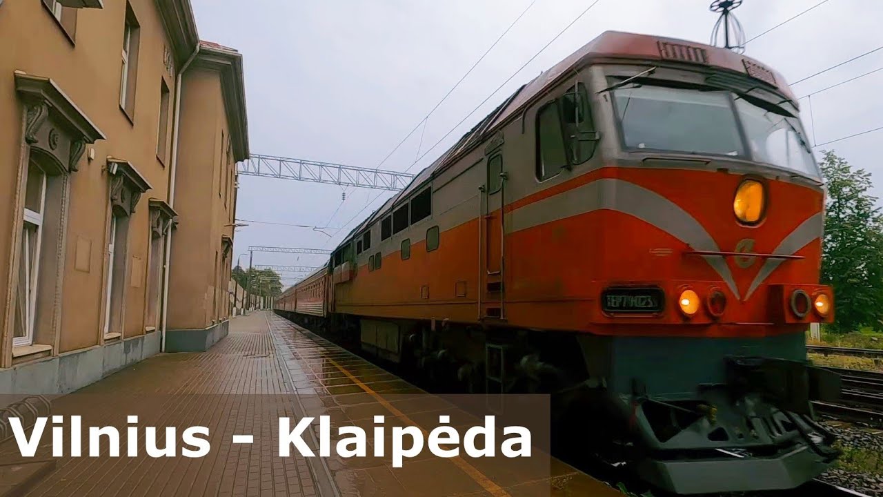 Железнодорожная классика - поезд Вильнюс - Клайпеда. Самый длинный маршрут в Литве