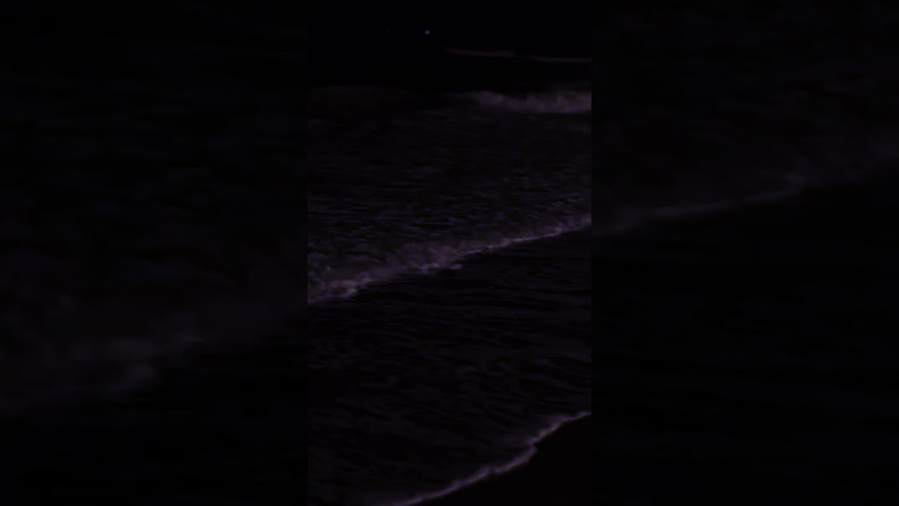 (No Ads) Deep Relaxation Music • Ocean Sounds For Remove Insomnia With A Dark Screen & Rolling Waves