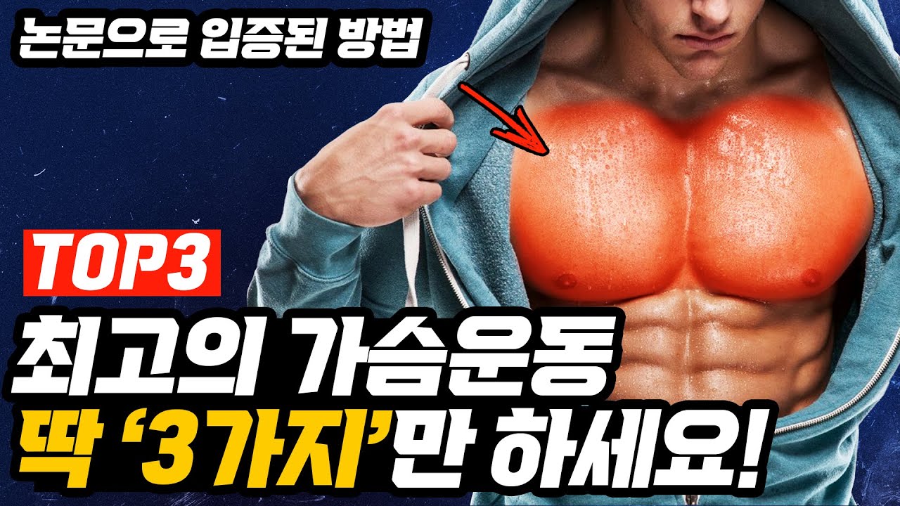 가슴운동은 딱 '3가지'만 하면 됩니다! [가슴근육/밴치프레스 자세/가슴 운동 루틴/스미스 머신]