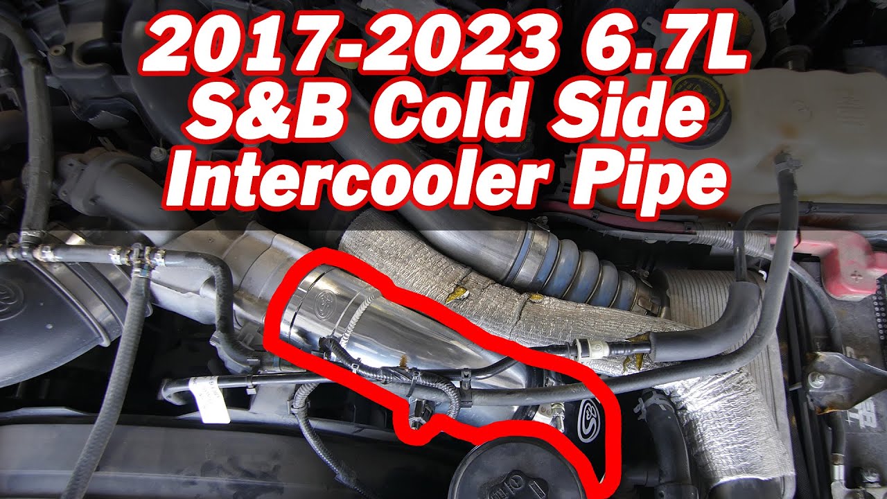 Установка патрубка интеркулера с холодной стороны для Ford 6.7 PowerStroke S&B 2017–2023 гг.