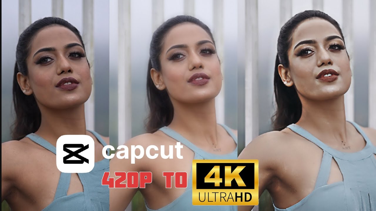capcut smart sharpen effect | 420 to 4k quality |