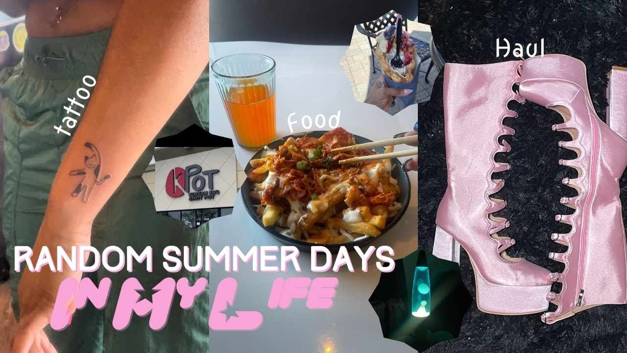 Random Summer Days In My Life | Food | Tattoos | Shopping Haul | Aubrea Rosee